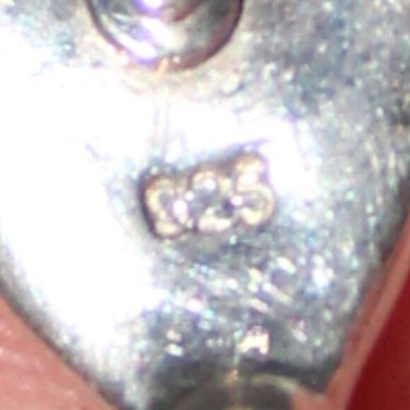 Sterling Silver Beaded Dangle Earrings - Picture 4 of 5